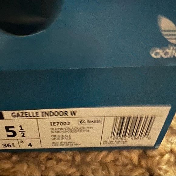 NWT Adidas Gazelle Indoor Sneakers Pink Bliss Gum Sole Women’s Size 5.5 - Picture 15 of 16